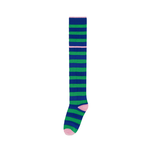 Color-Block Stripe Knee-High Socks