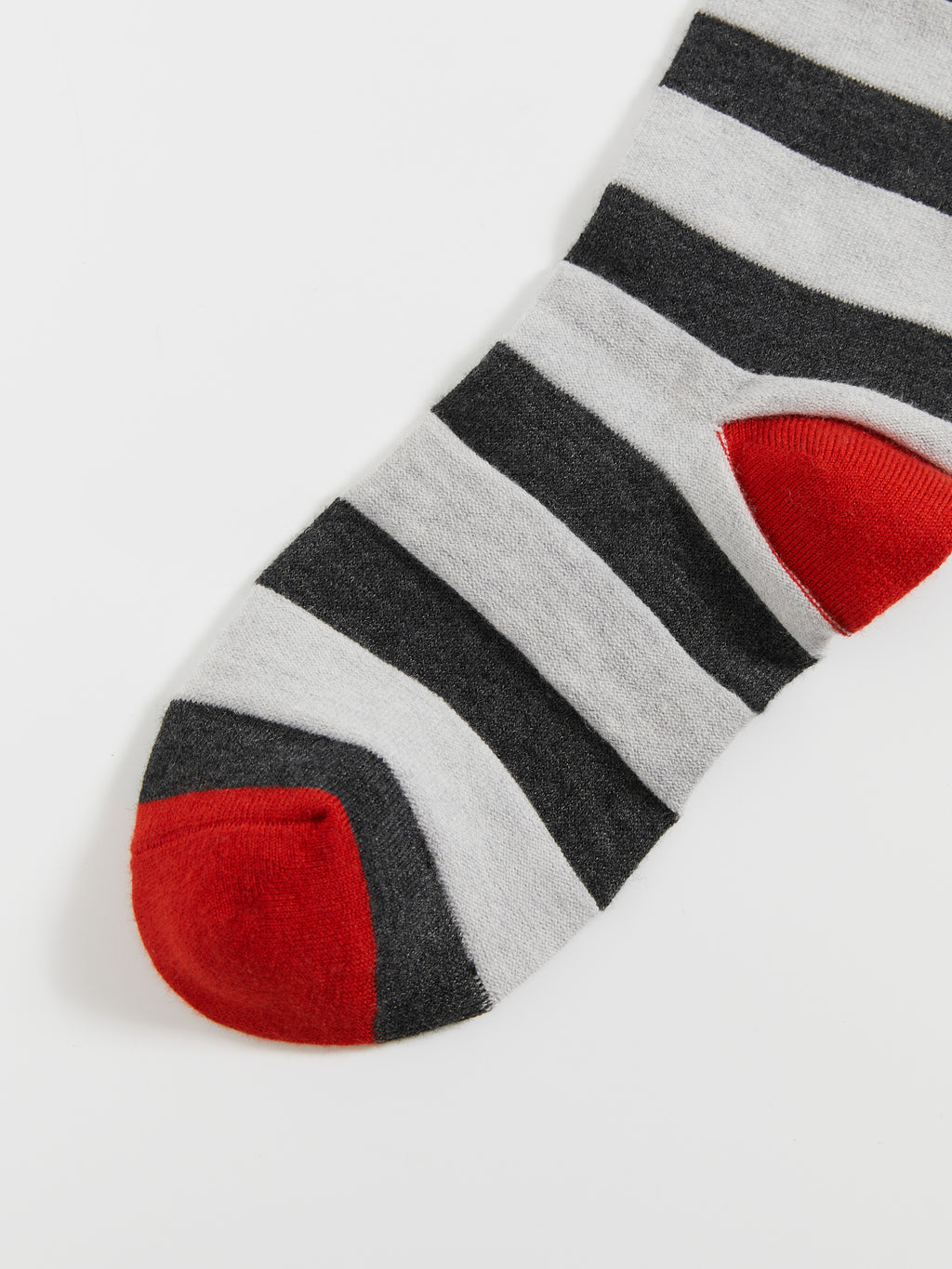 Color-Block Stripe Knee-High Socks