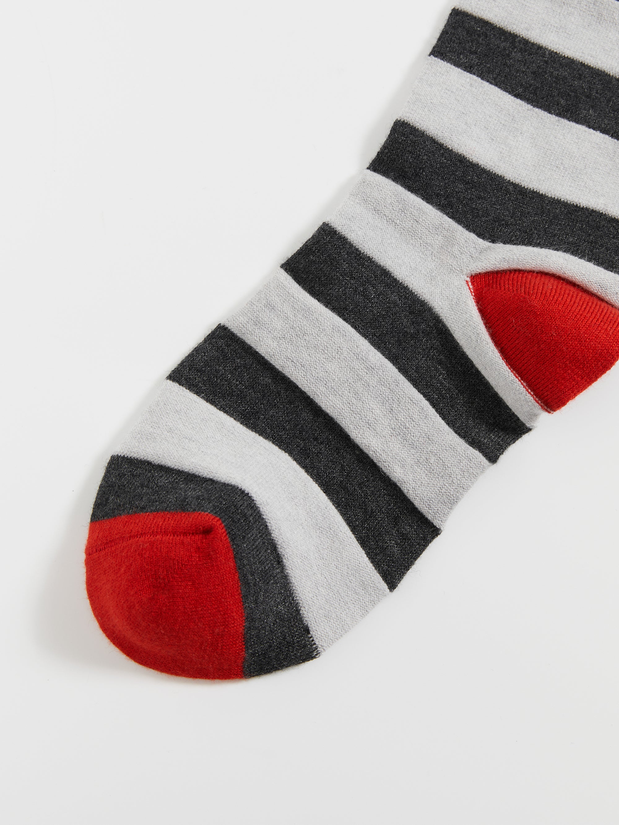 Color-Block Stripe Knee-High Socks