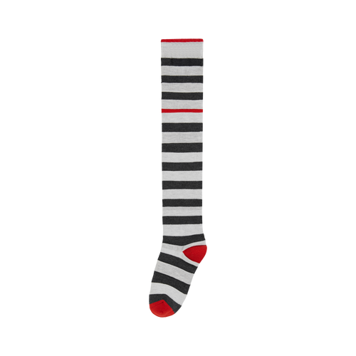 Color-Block Stripe Knee-High Socks