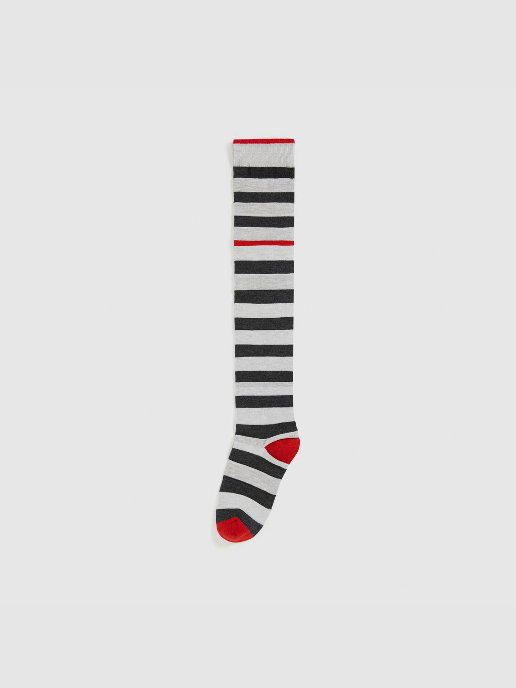 Color-Block Stripe Knee-High Socks