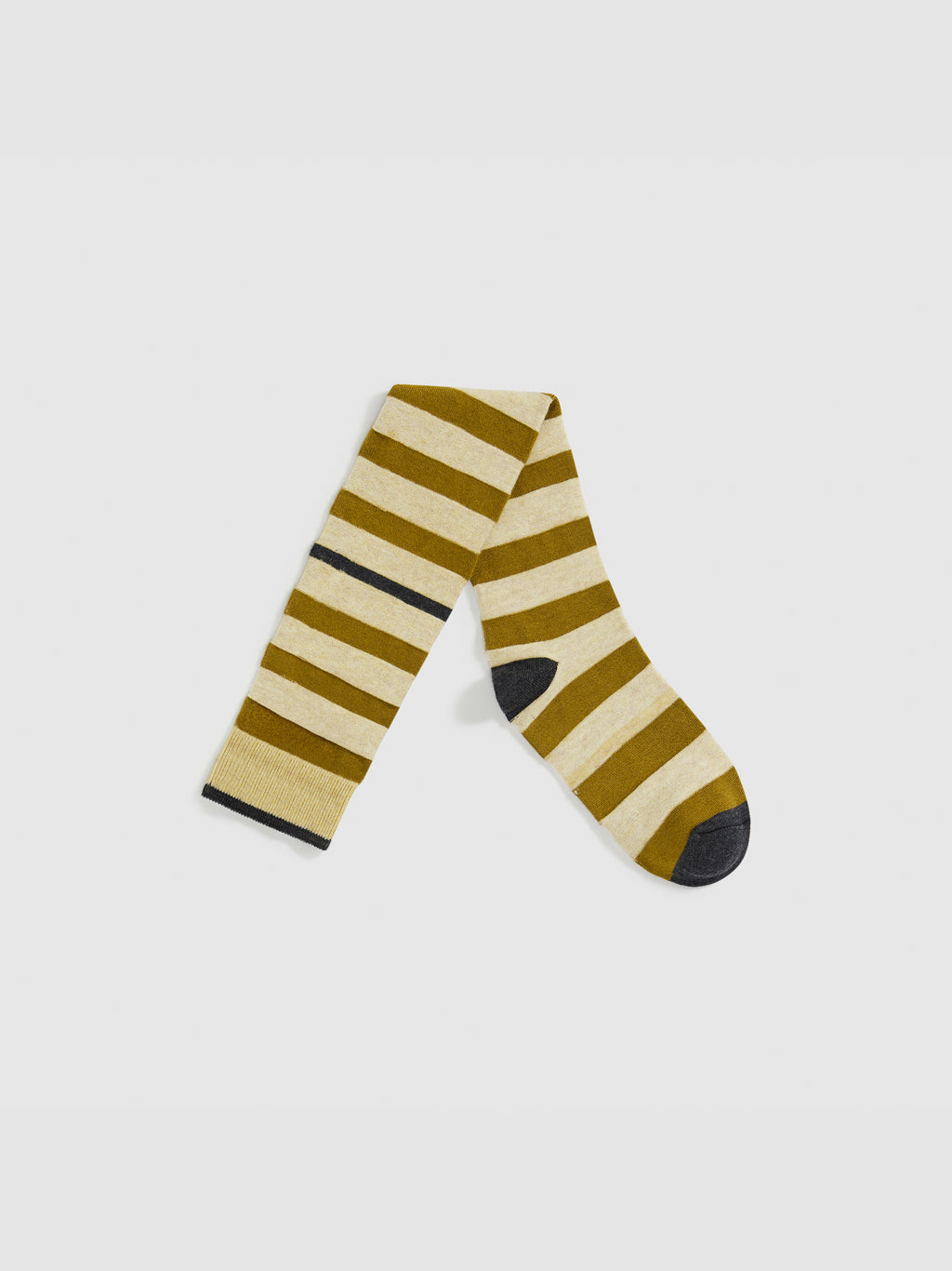 Color-Block Stripe Knee-High Socks