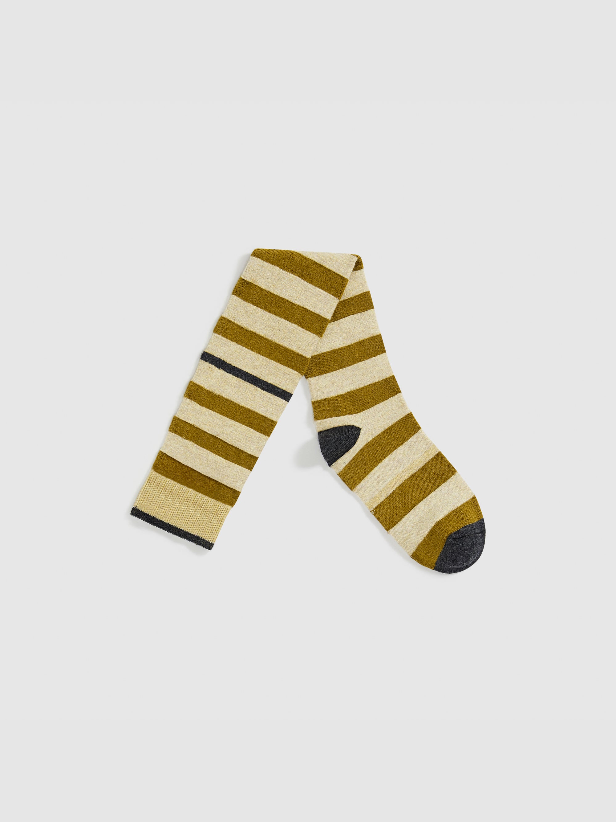 Color-Block Stripe Knee-High Socks