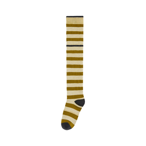 Color-Block Stripe Knee-High Socks