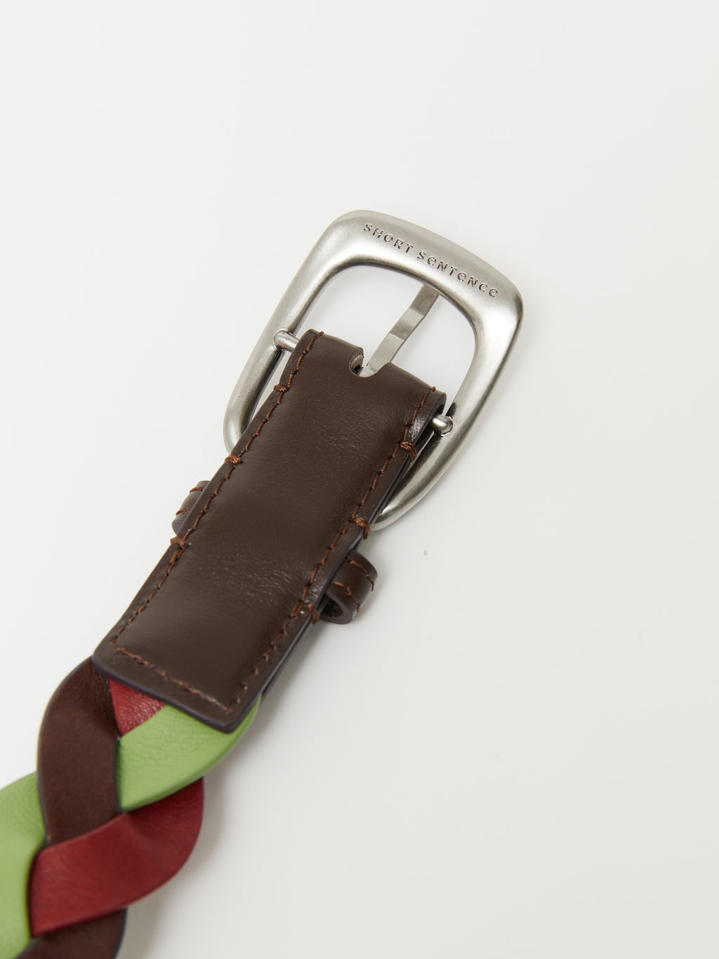 Twisted Braid Leather Belt