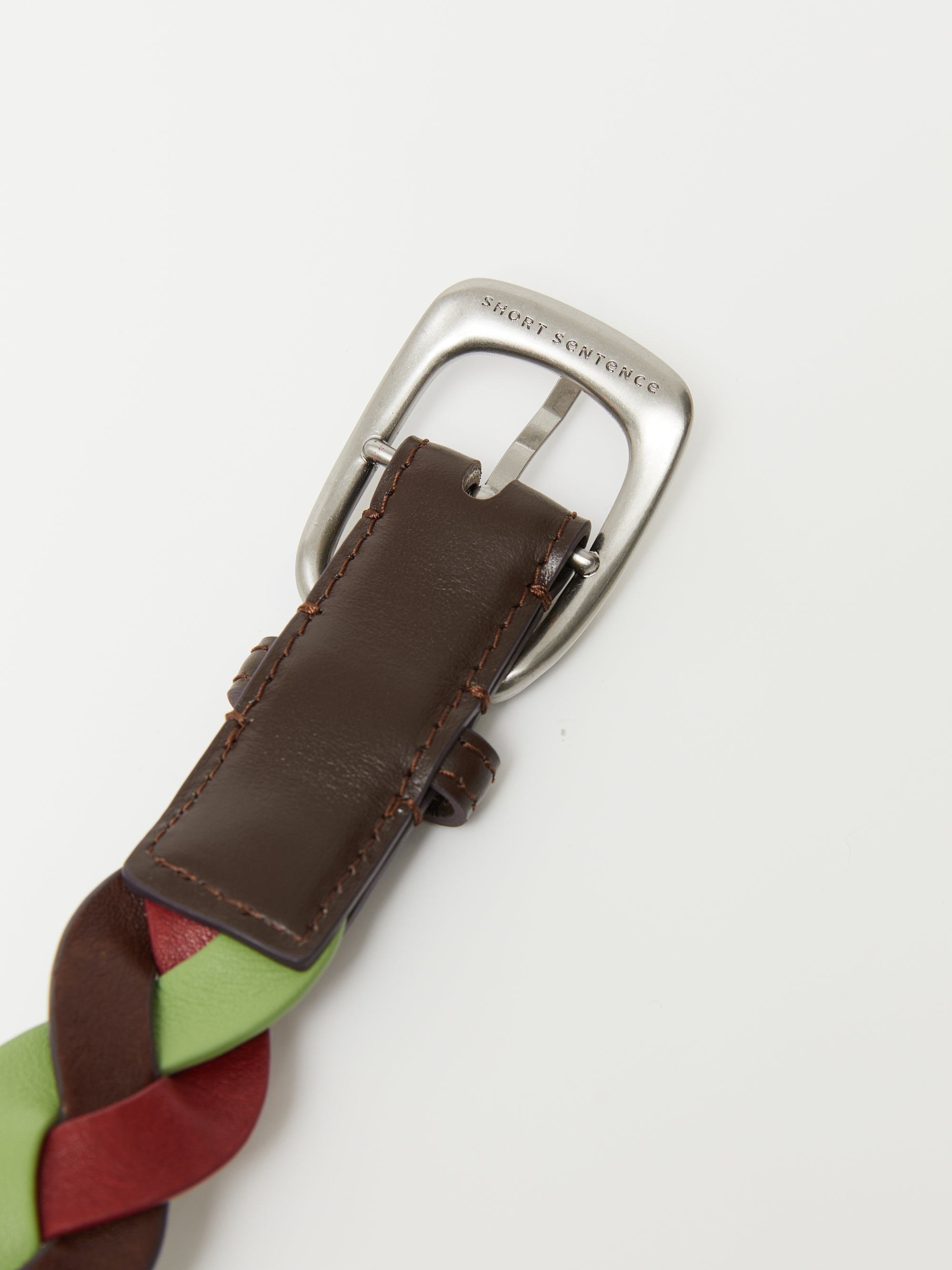 Twisted Braid Leather Belt