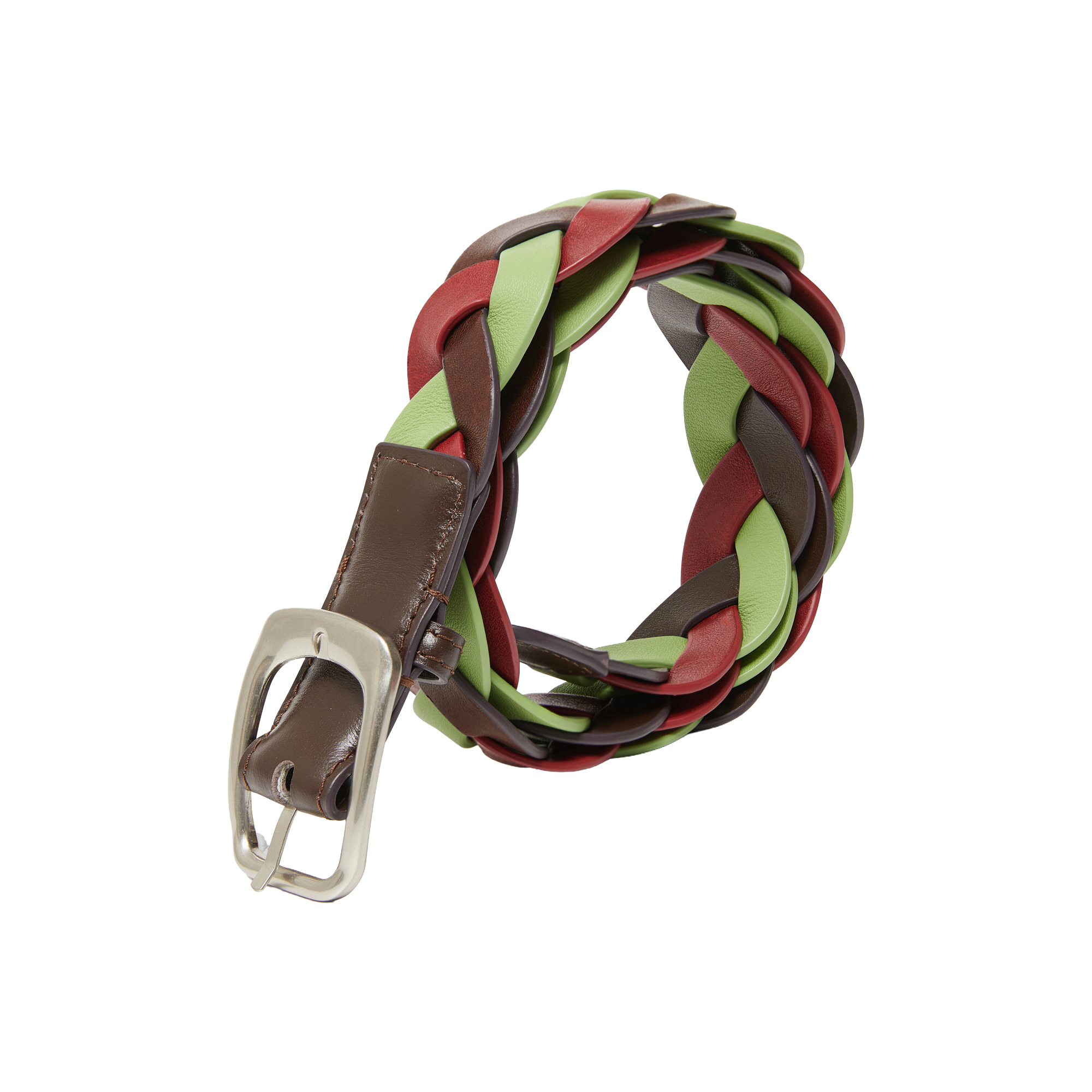 Twisted Braid Leather Belt