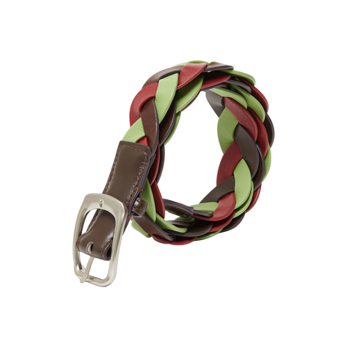 Twisted Braid Leather Belt