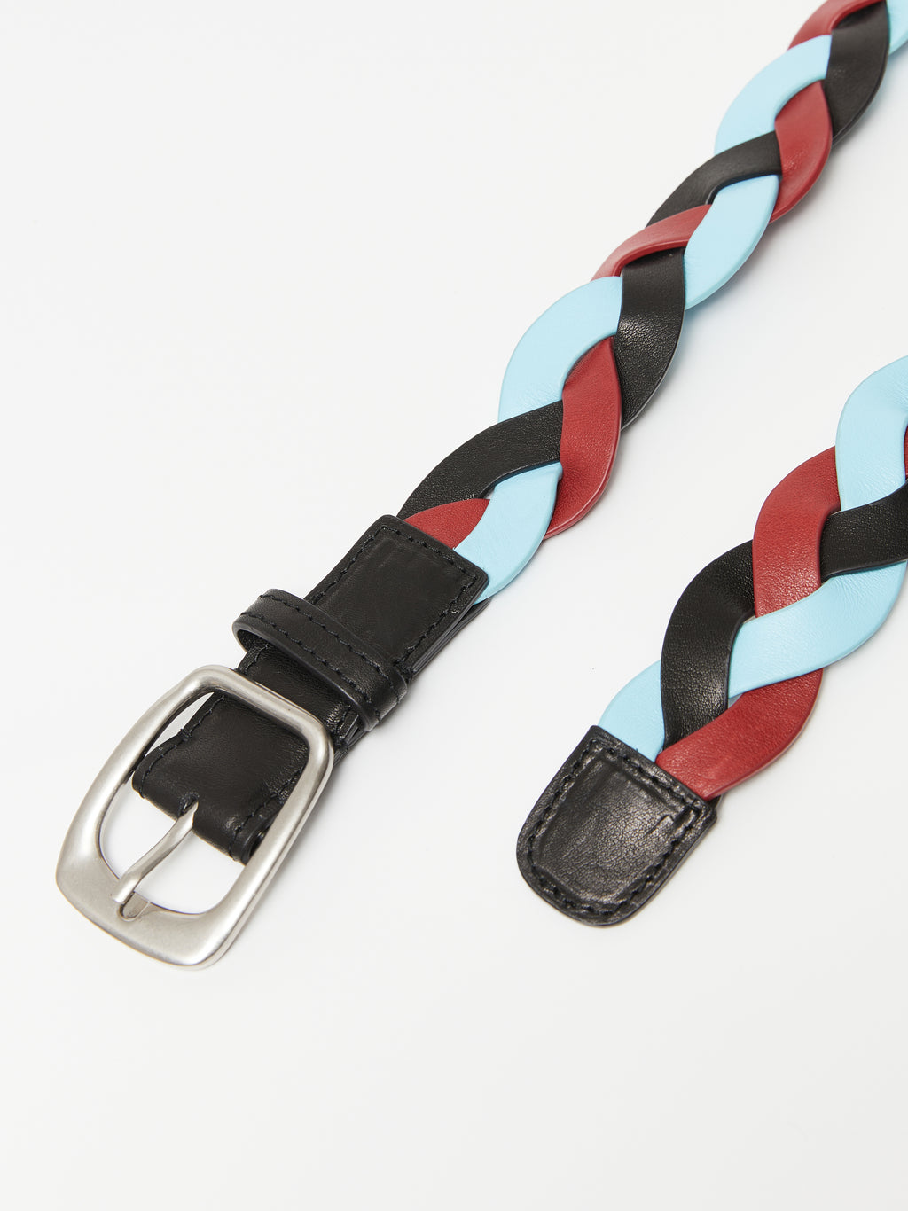 Twisted Braid Leather Belt