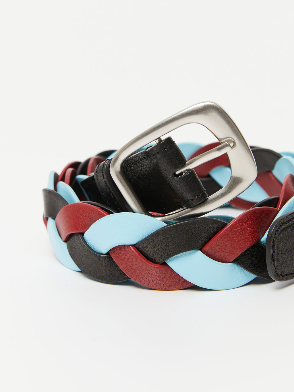 Twisted Braid Leather Belt