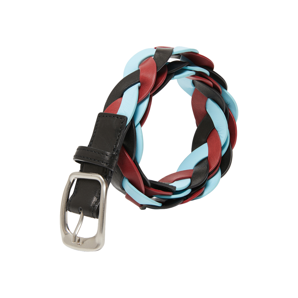 Twisted Braid Leather Belt