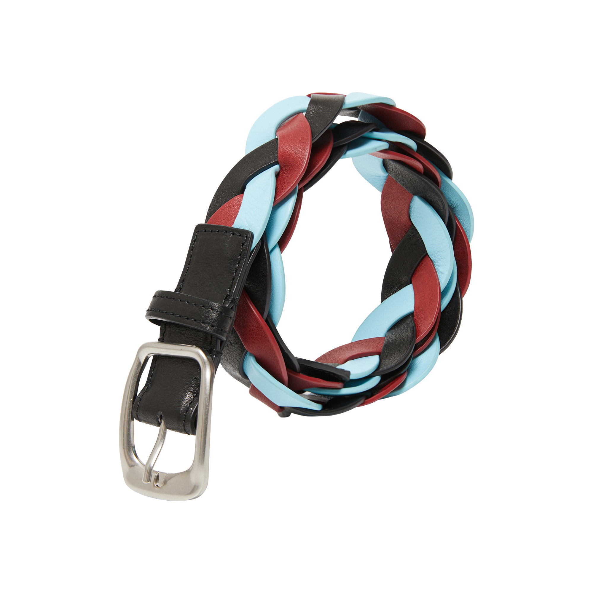 Twisted Braid Leather Belt