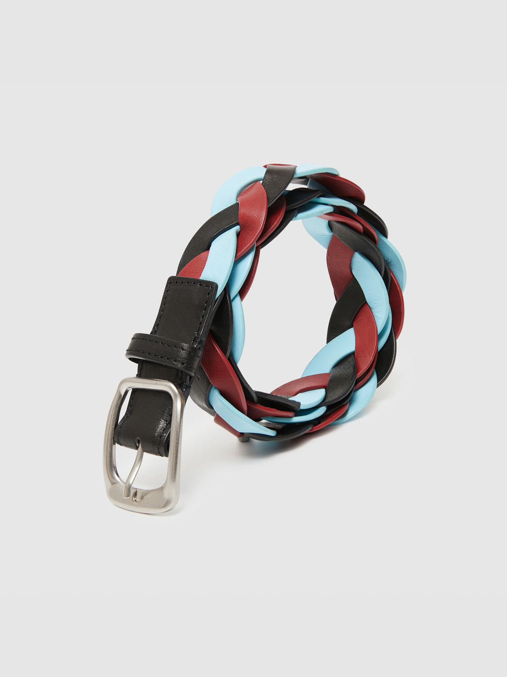Twisted Braid Leather Belt