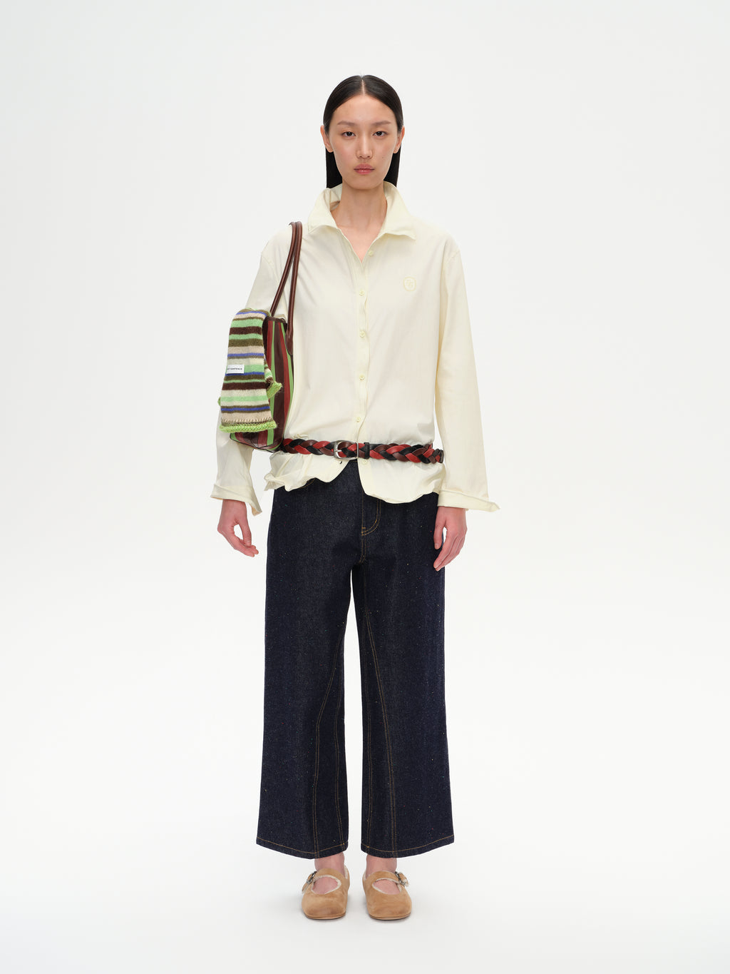 Twisted Braid Leather Belt