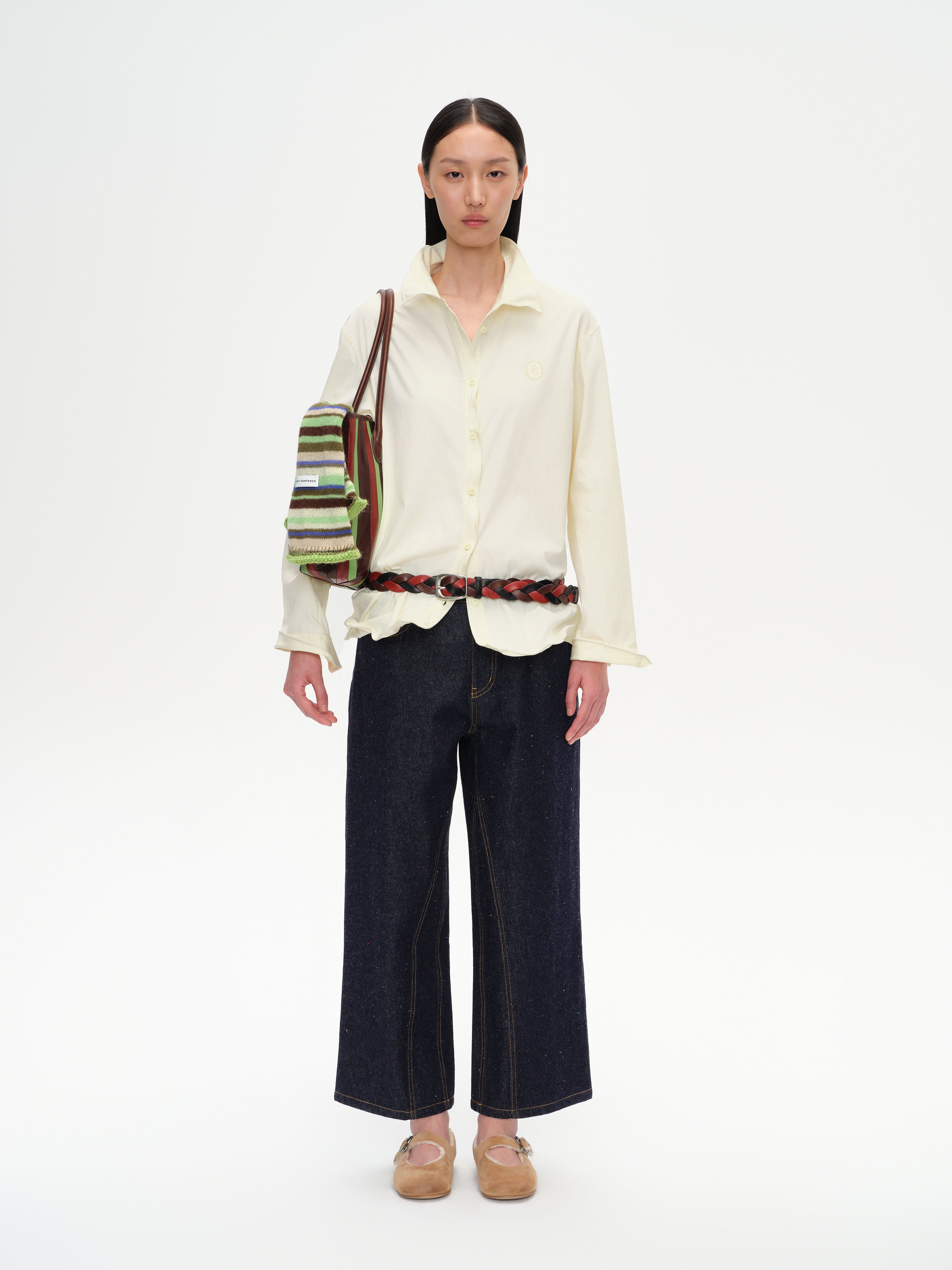 Twisted Braid Leather Belt