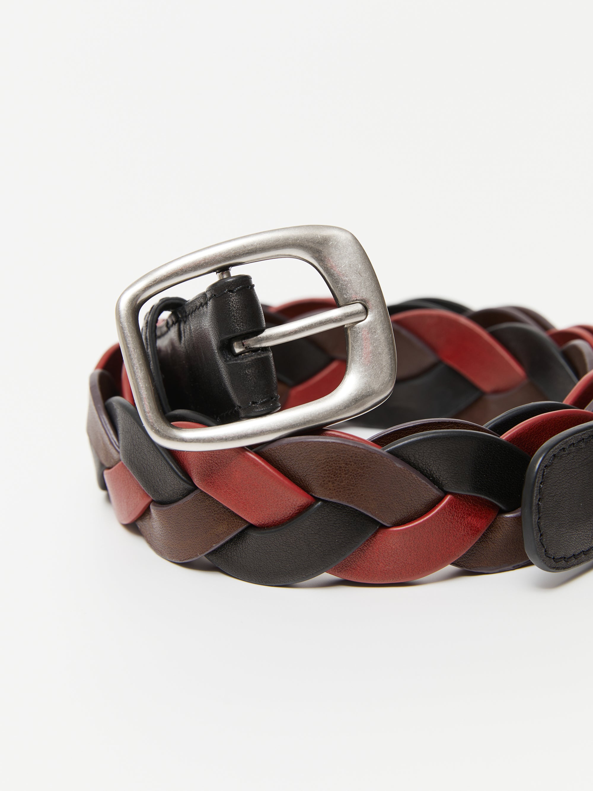 Twisted Braid Leather Belt
