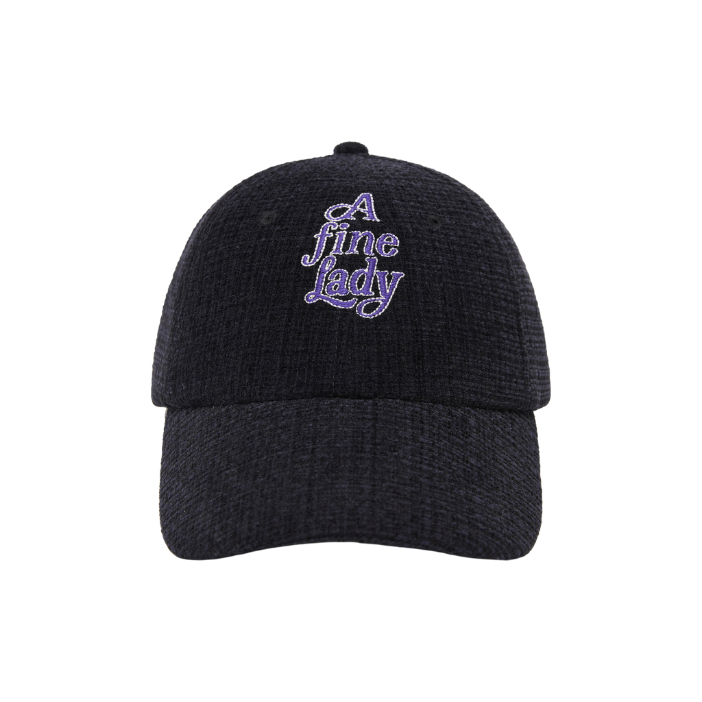 Fine Lady Textured Check Cap