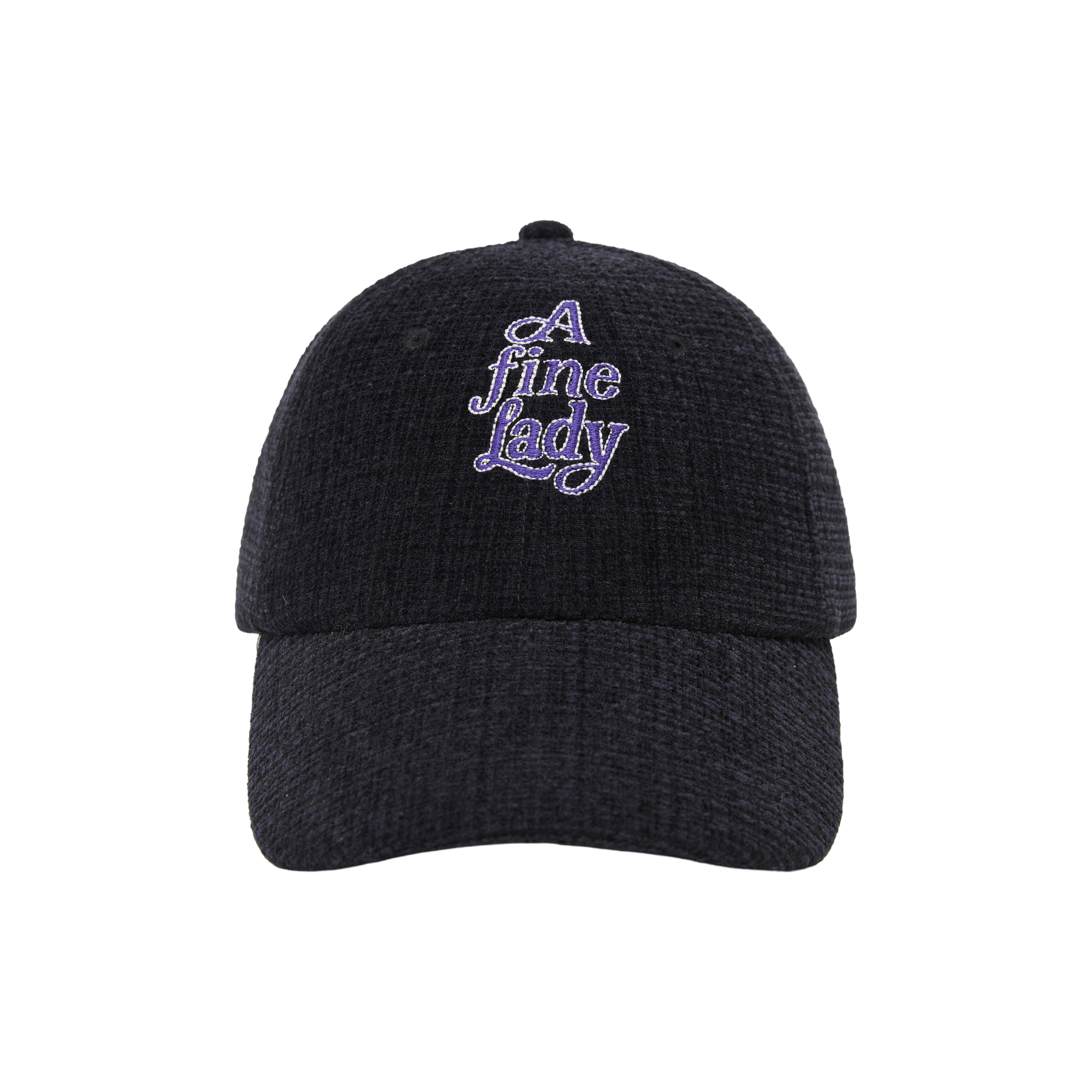 Fine Lady Textured Check Cap