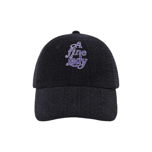Fine Lady Textured Check Cap