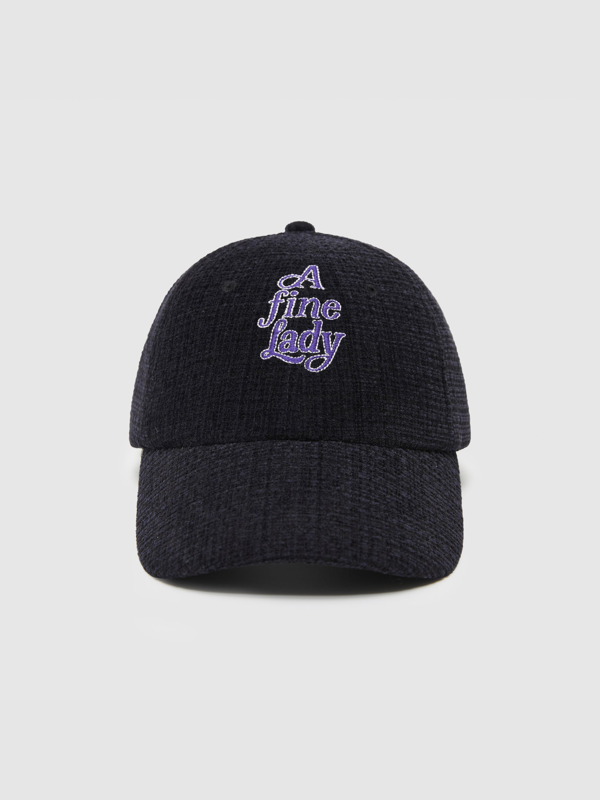 Fine Lady Textured Check Cap