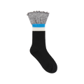 Contrast Cuff Crew Socks