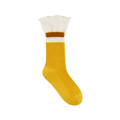 Contrast Cuff Crew Socks