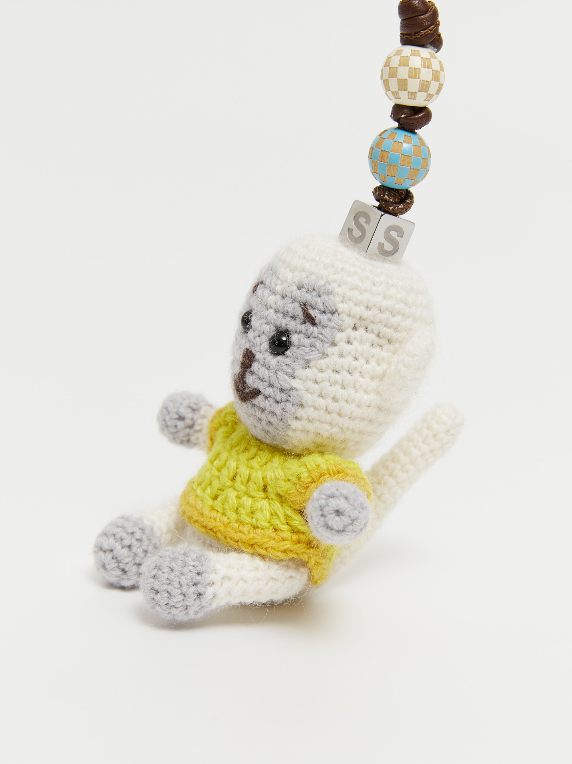 Little Monkey Crochet Pendant