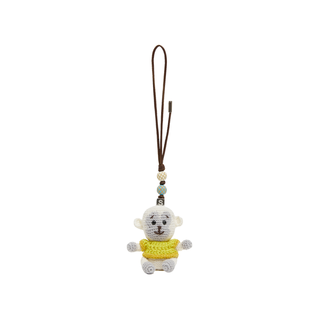Little Monkey Crochet Pendant