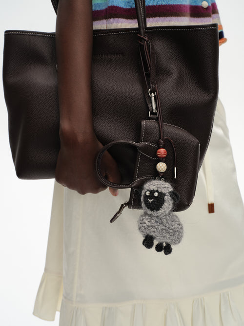 Black Sheep Crochet Pendant