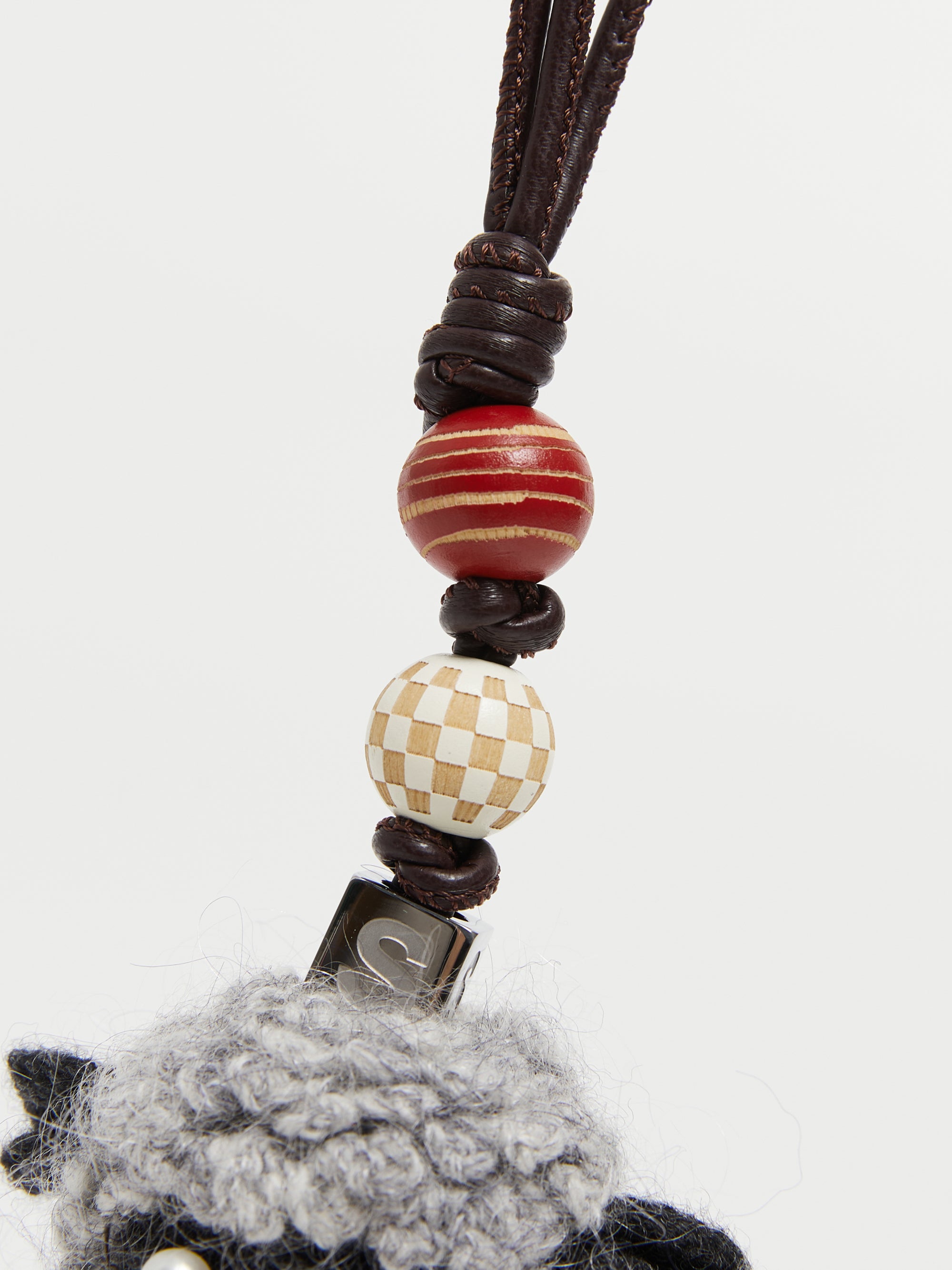 Black Sheep Crochet Pendant
