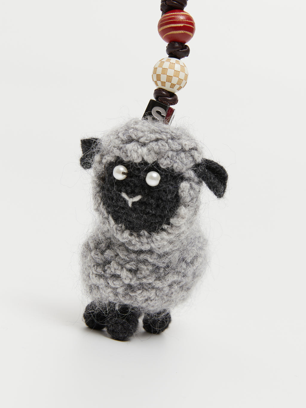 Black Sheep Crochet Pendant