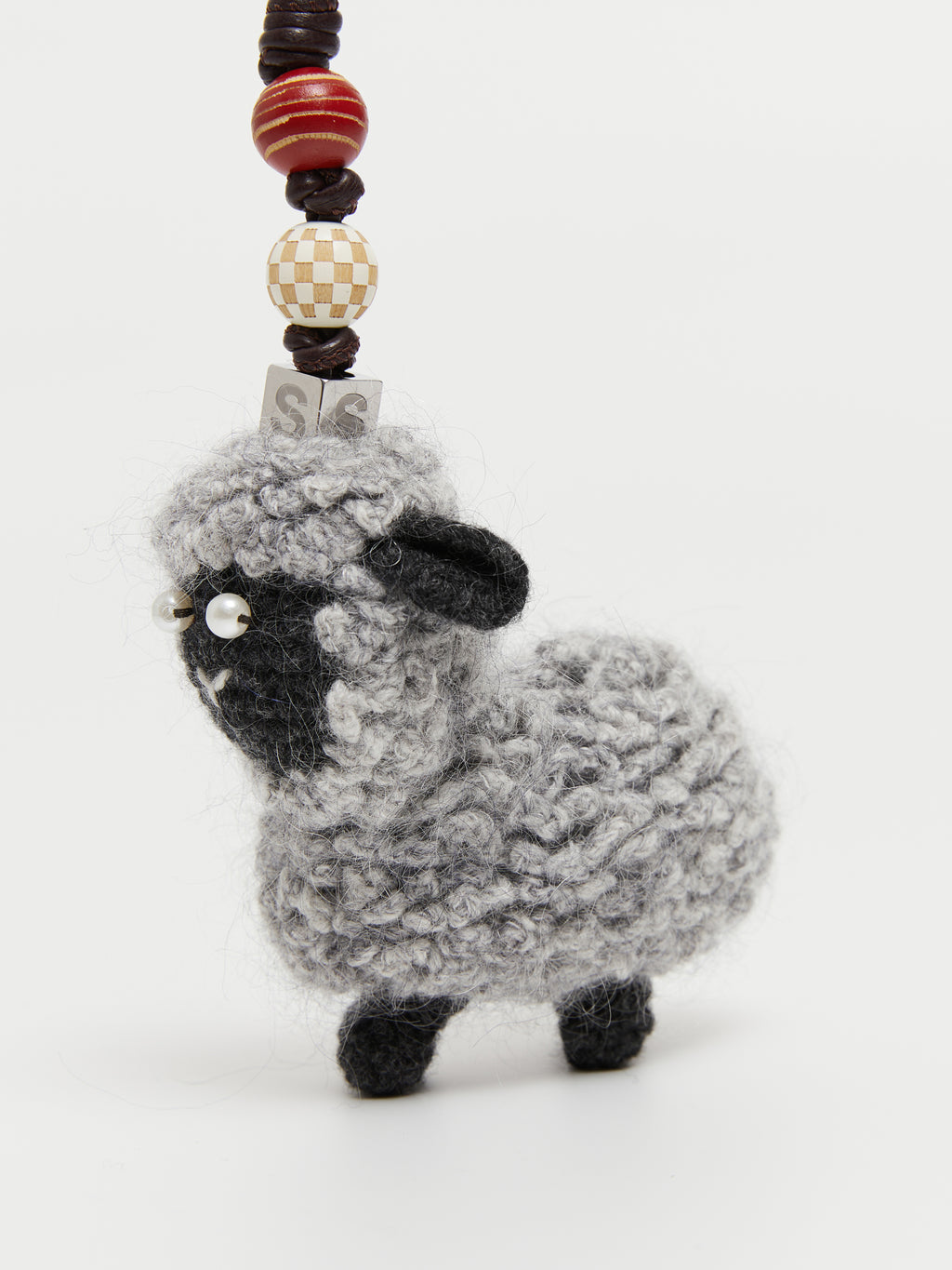 Black Sheep Crochet Pendant