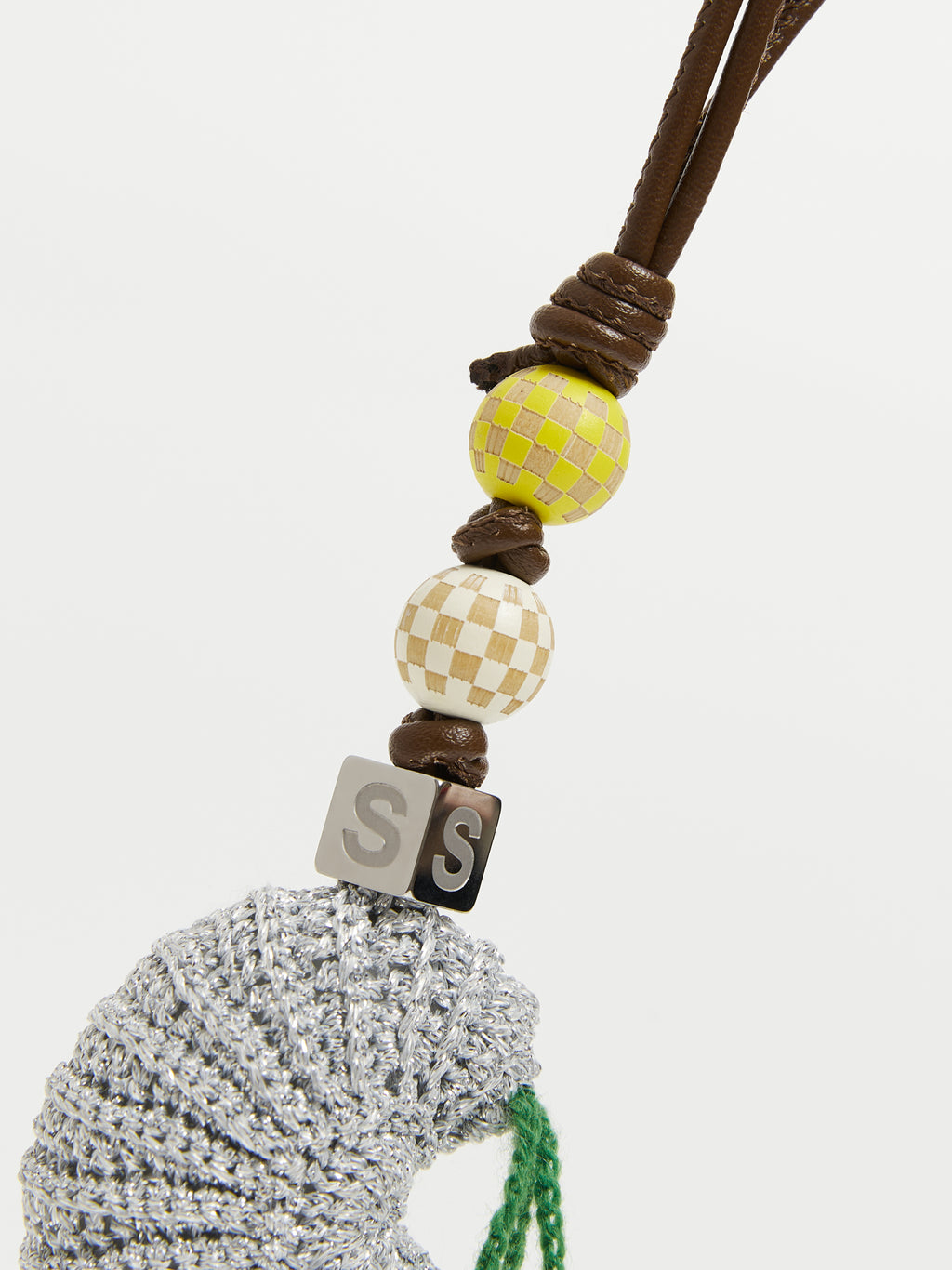 Seashell Flower Crochet Pendant