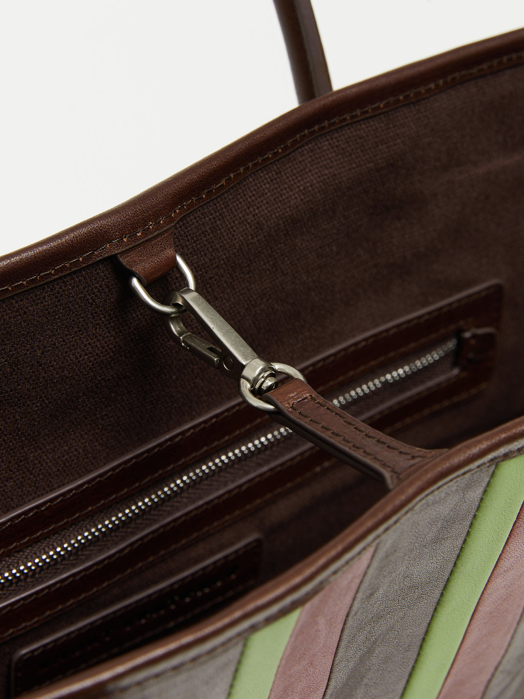 Toto Striped Color-Block Tote