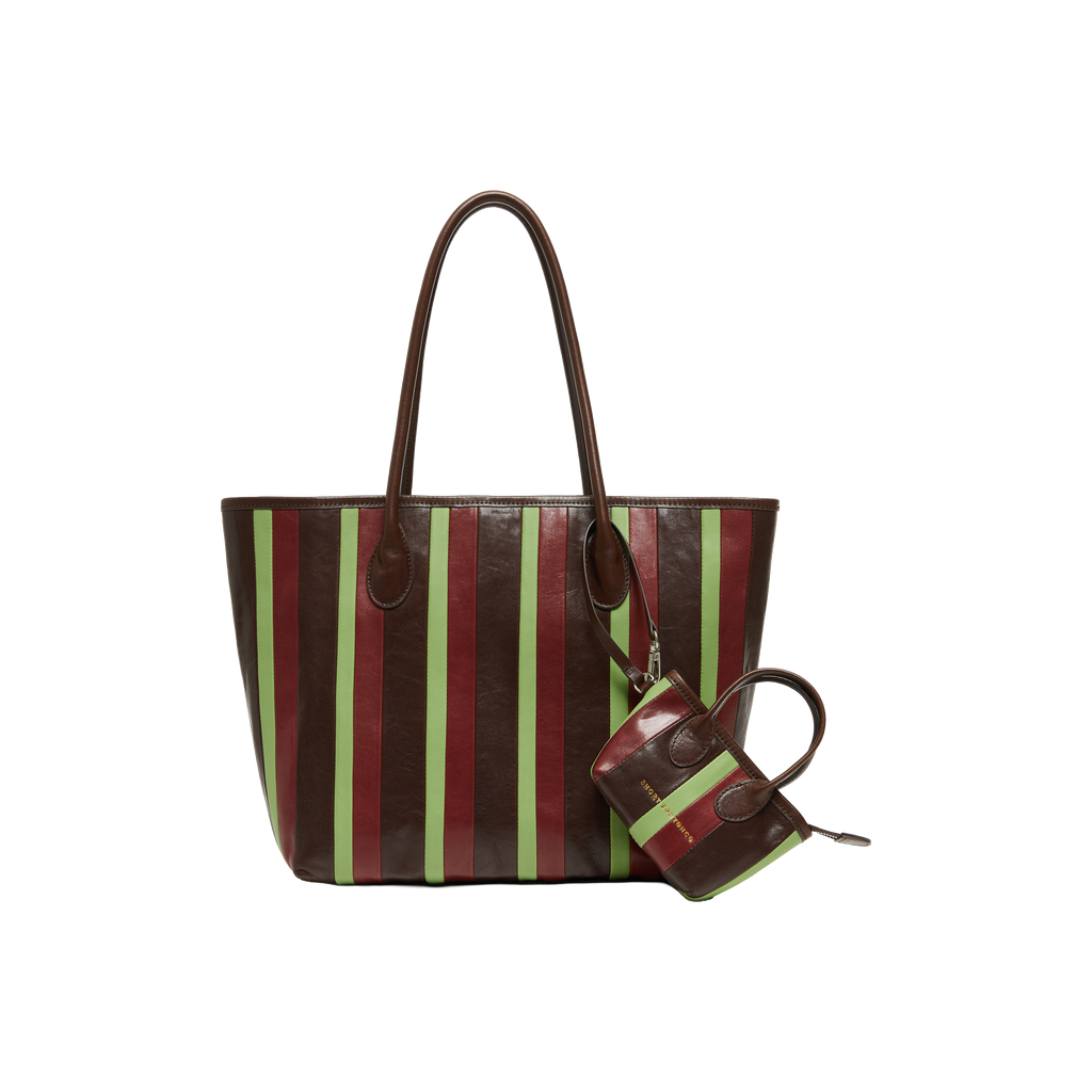 Toto Striped Color-Block Tote