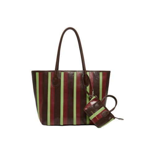 Toto Striped Color-Block Tote