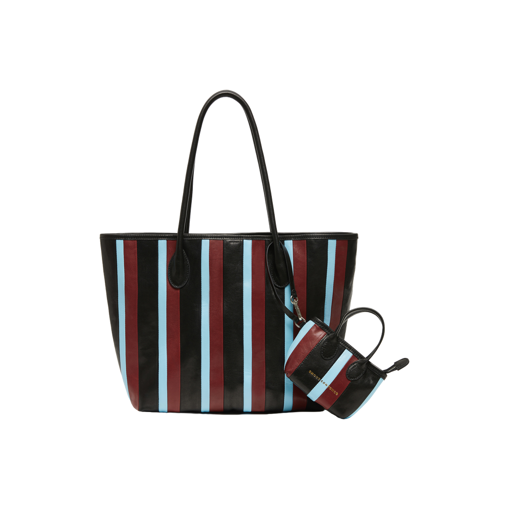 Toto Striped Color-Block Tote