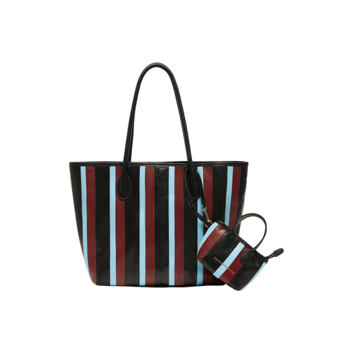 Toto Striped Color-Block Tote