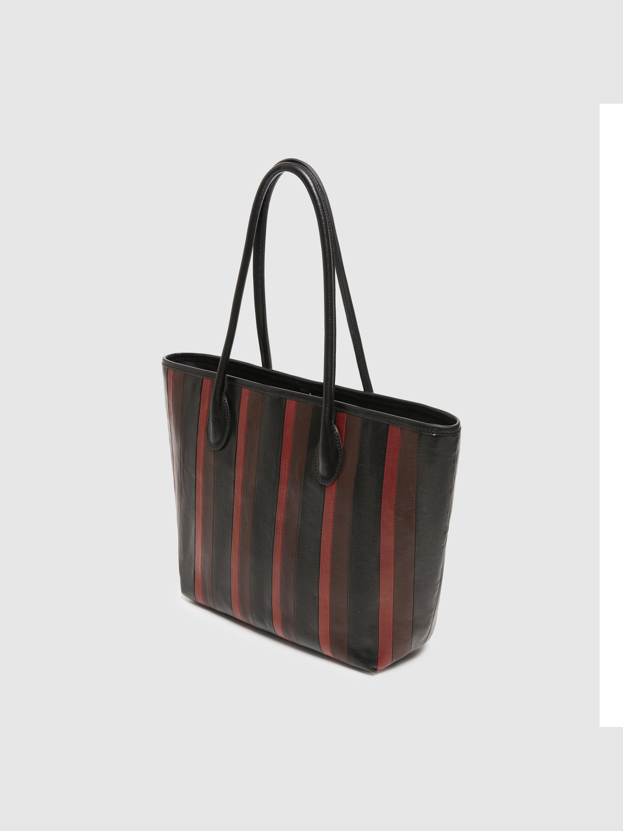 Toto Striped Color-Block Tote