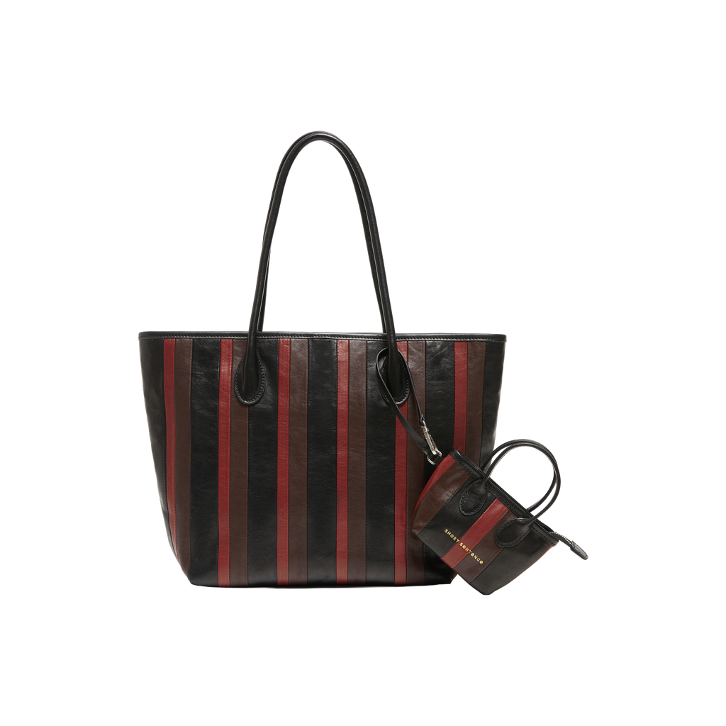 Toto Striped Color-Block Tote