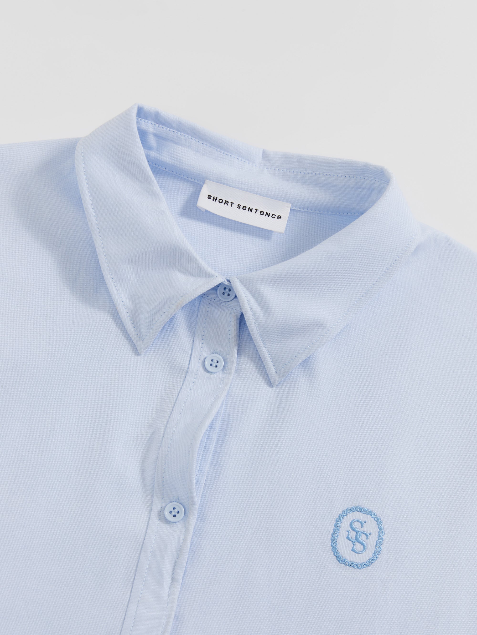Twisted Placket Long Sleeve Shirt
