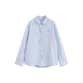 Twisted Placket Long Sleeve Shirt