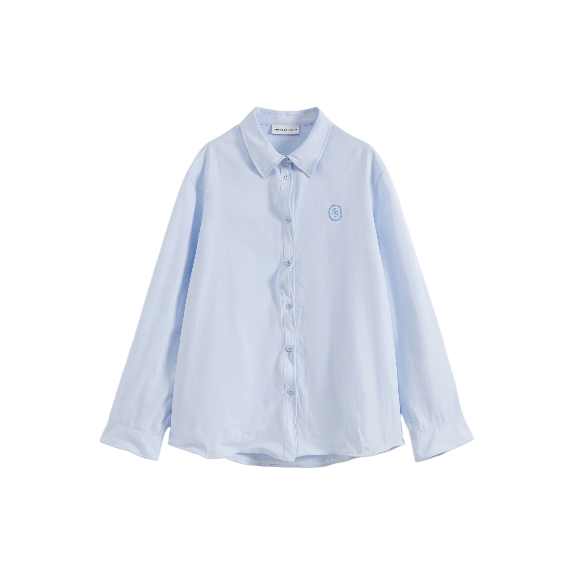 Twisted Placket Long Sleeve Shirt