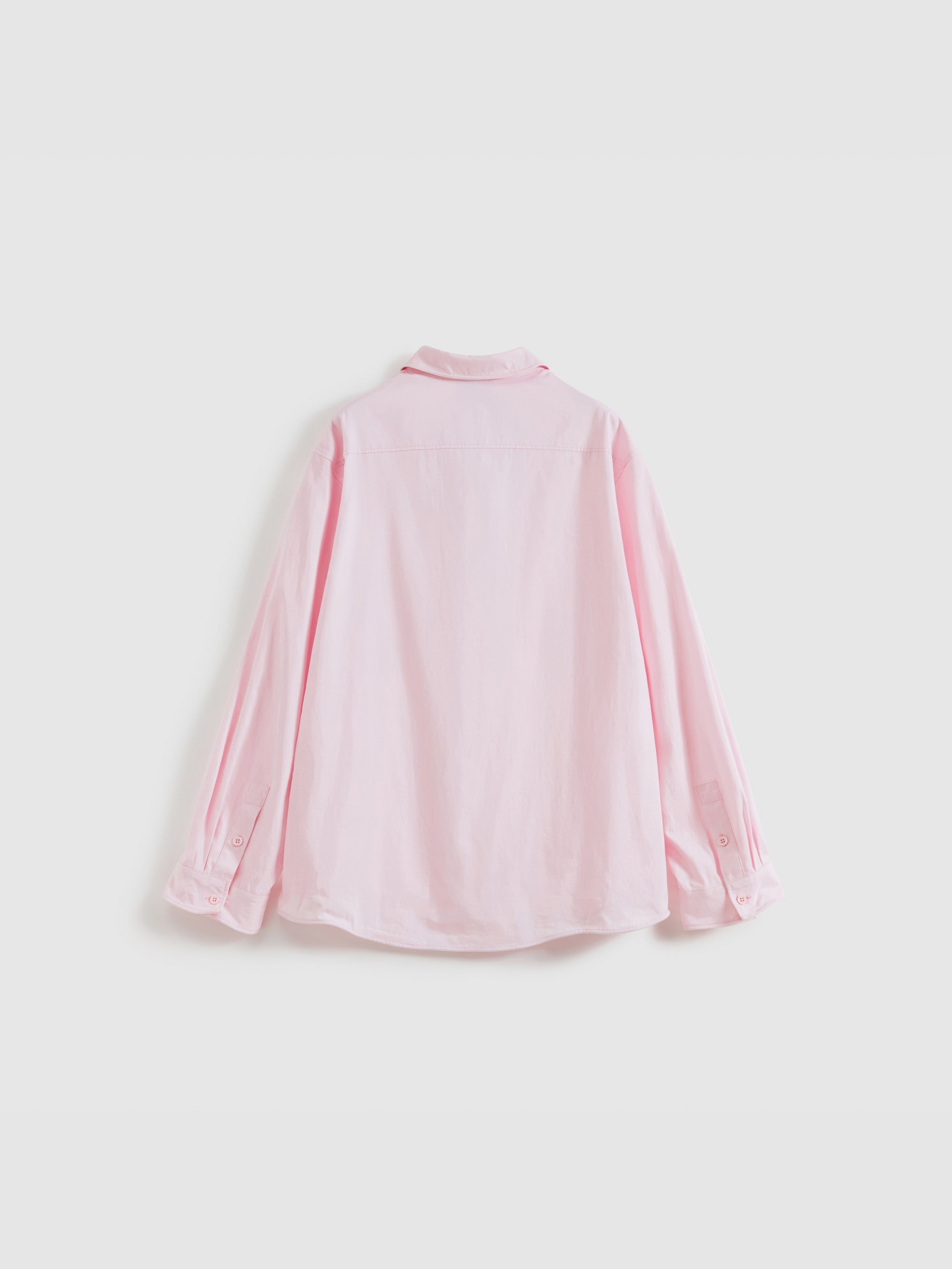 Twisted Placket Long Sleeve Shirt