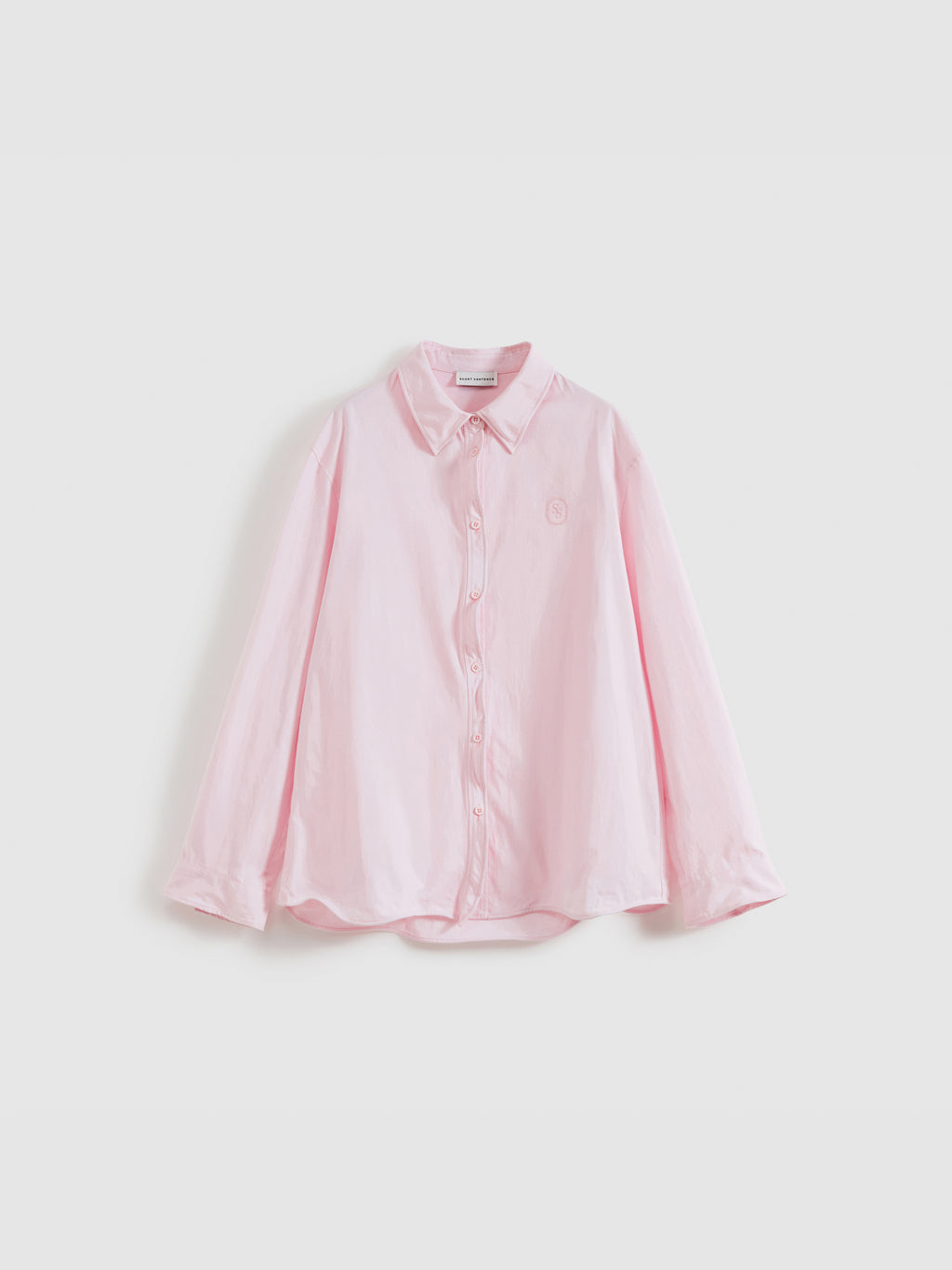 Twisted Placket Long Sleeve Shirt