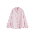 Twisted Placket Long Sleeve Shirt