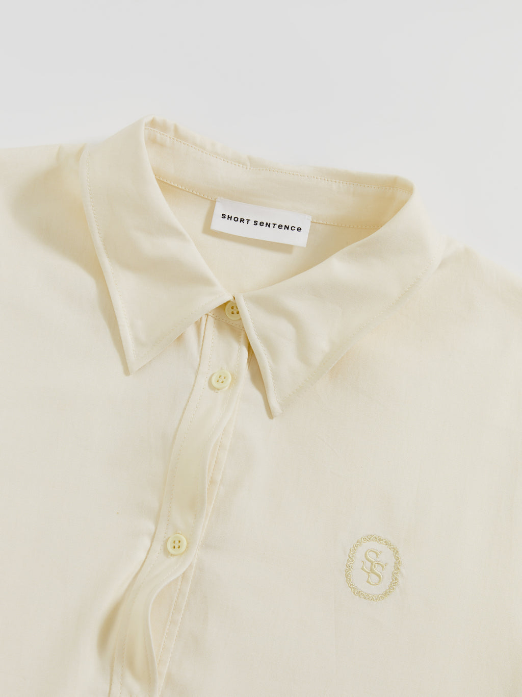 Twisted Placket Long Sleeve Shirt