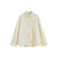 Twisted Placket Long Sleeve Shirt