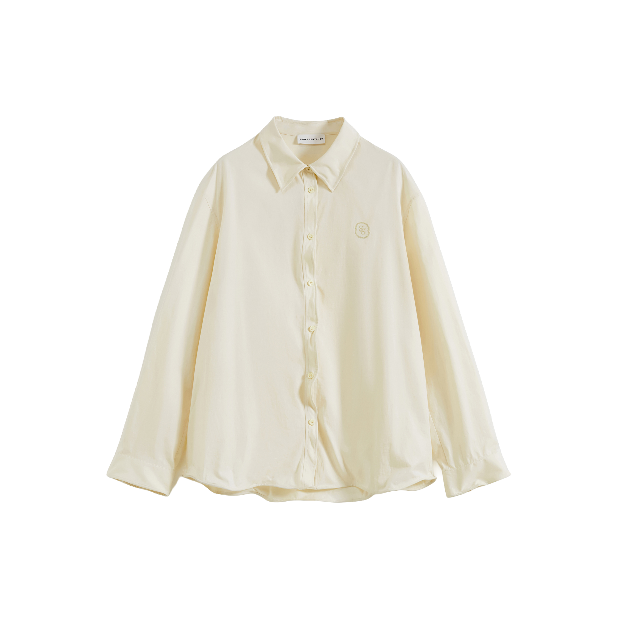 Twisted Placket Long Sleeve Shirt