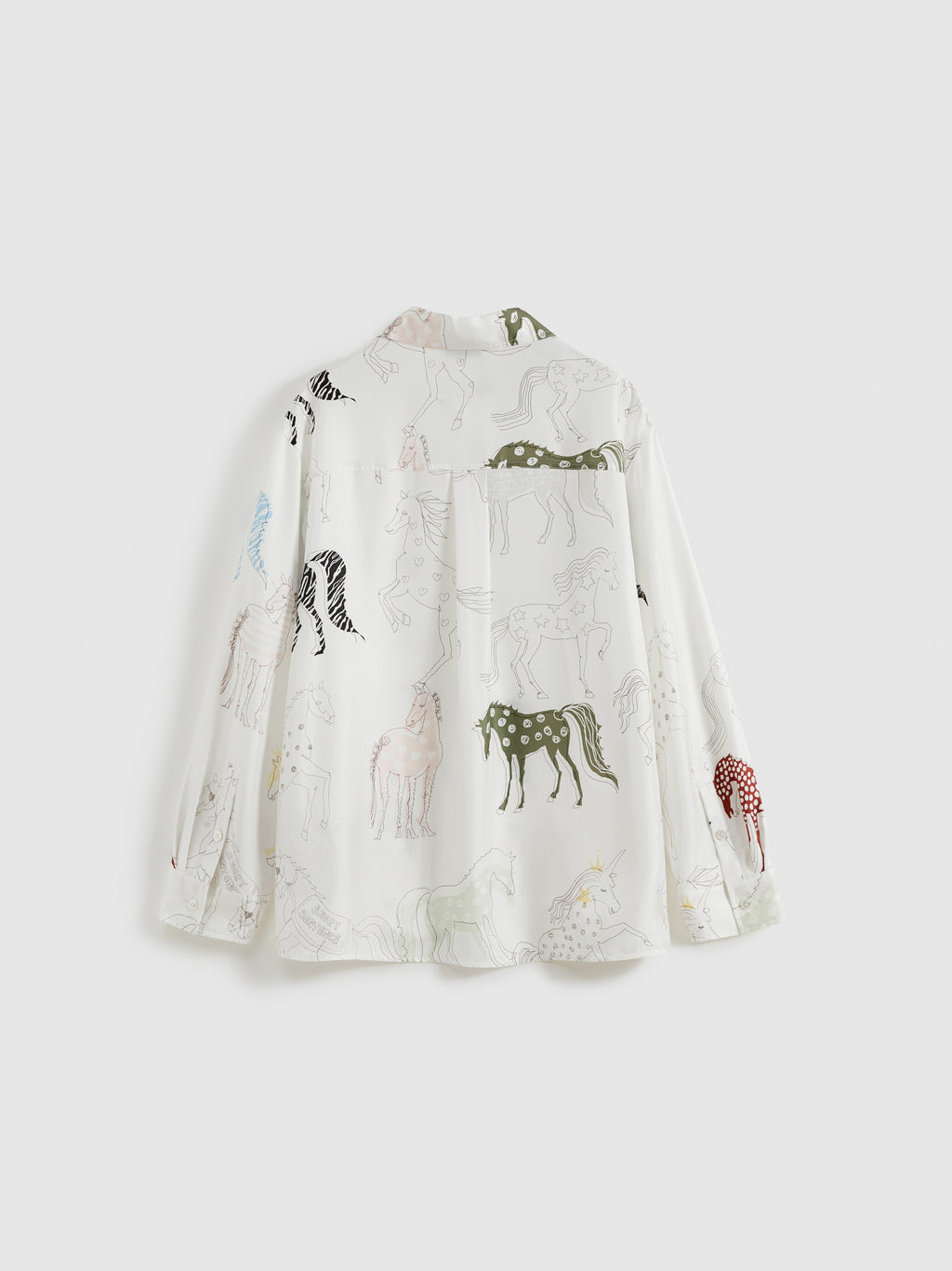 Pony Print Long-Sleeve Shirt